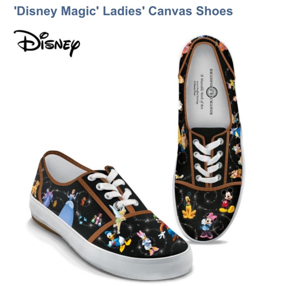 The Bradford Exchange Disney shoes Sz 7.5